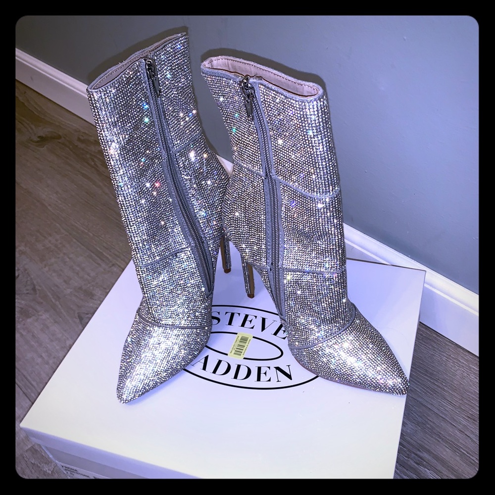 Steve Madden Rhinestone Booties